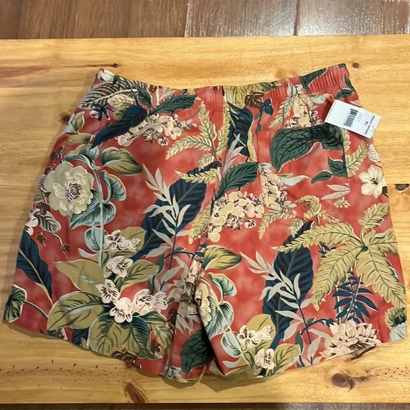 Men's Vintage Polo Sport Ralph Lauren Swim Trunks Shorts Foral Hawaiian - Picture 2 of 4